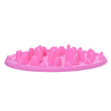 Green Feeder Slow Pet Feeder Silicone Bowl