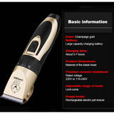 Rechargeable Cordless Low Noise Pet Dog Hair Trimmer