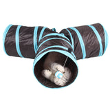 Foldable 3 Way Pet Cat Tunnel