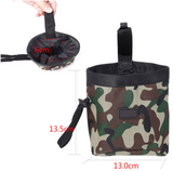 Treat Bag with Poop Bag Dispenser - Camouflage Green
