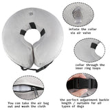 Inflatable Pet Collar - Grey