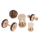 Wooden Hamster Toy Set (5 pieces)