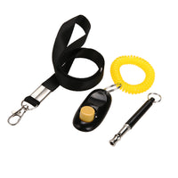Ultrasonic Dog Whistle And Training Clicker Set With Free Lanyard