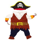 Pet Dog Cat Pirate Costume With Skull And Crossbones Hat