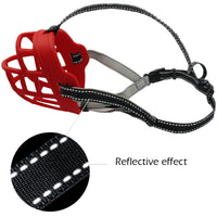 Silicone Dog Muzzle With Adjustable Straps