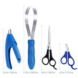 Stainless Steel 4pcs Pet Grooming Kit at Store Paws