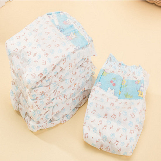 Dog Nappies - Disposable Male Dog Nappies/ Diapers Belly Wrap (Pack of 10) With Wetness Indicator
